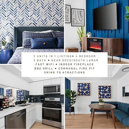4Br Downtown Austin - Workspace & Near Soco